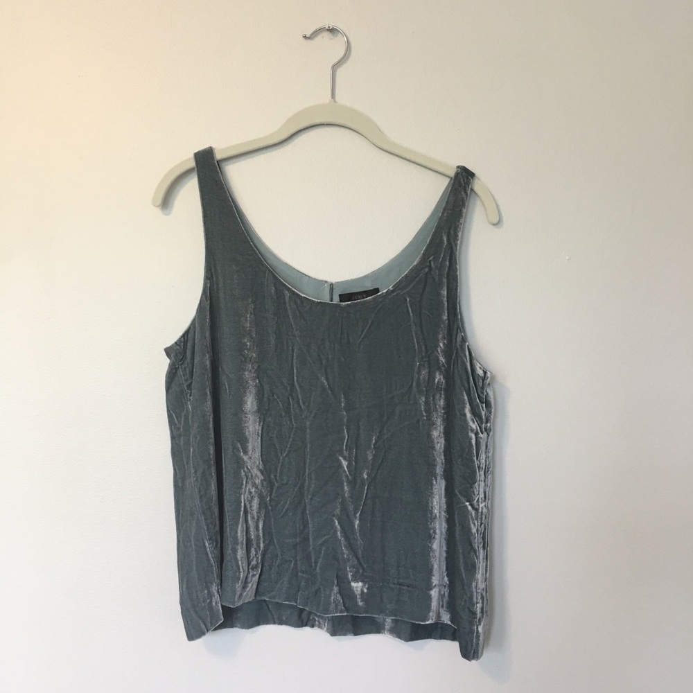 J.Crew Velvet Tank Top
